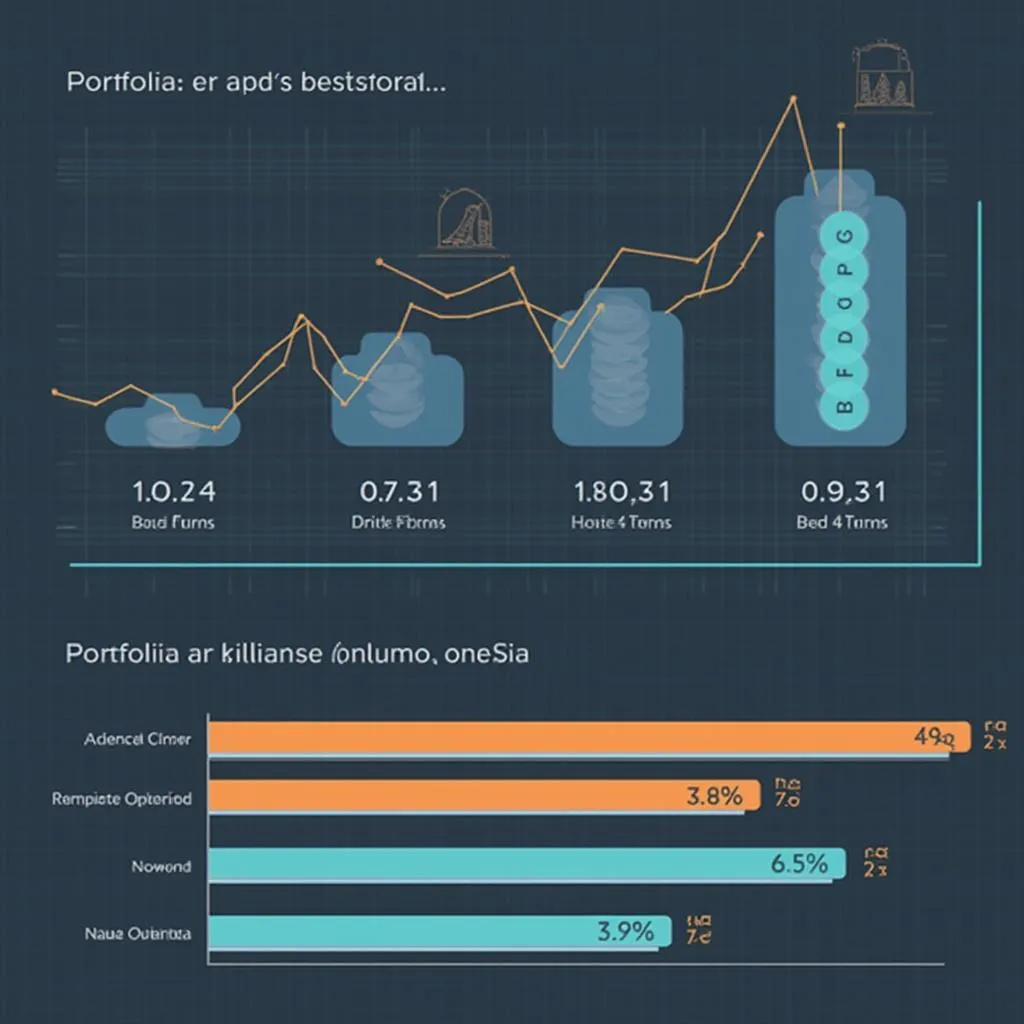 Gráficos de optimización de cartera para cliente en Medellín